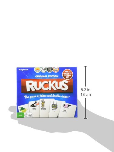 Imagination Gaming Ruckus Original Edition Card Game - Fast-Paced, Medium Size, For 2-5 Players, Ages 5+