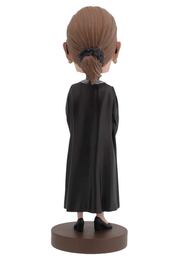 Royal Bobbles Ruth Bader Ginsburg Bobblehead, Premium Polyresin Lifelike Figure, Unique Serial Number, Exquisite Detail