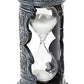 Ptc 6.13 Inch Pentagram Bat Wing Sand Timer Hourglass Statue Figurine