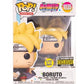 Funko Pop! Animation: Boruto - Naruto Next Generations Boruto With Marks Glow-In-The-Dark Entertainment Earth Exclusive Bundled