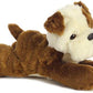 Aurora® Adorable Mini Flopsie™ Semper Fi Stuffed Animal - Playful Ease - Timeless Companions - Brown 8 Inches