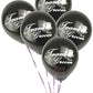 HK balloons Bachelor Wedding Party Decoration Balloon (Pack Of 30) (Team Groom)Black