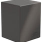 Ultimate Guard Boulder Solid 100+, Deck Case For 100 Double-Sleeved Tcg Cards, Grey, Secure & Durable Storage For Trading Card Games, No Transparency