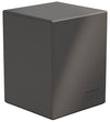 Ultimate Guard Boulder Solid 100+, Deck Case For 100 Double-Sleeved Tcg Cards, Grey, Secure & Durable Storage For Trading Card Games, No Transparency