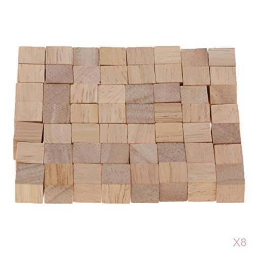 Bnf Lot 800 Natural Wooden Building Blocks Bricks Cubes Set Pine Wood Eco Toy|Toys & Hobbies | Preschool Toys & Pretend Play | W