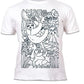 Splat Planet Color-in Sloth Jungle T-Shirt with 10 Non-Toxic Washable Magic Pens - Color in and Wash Out T-Shirt (9-11 Years) Wh