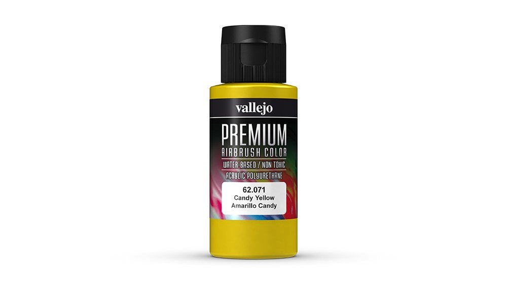 Vallejo Color Candy Yellow Premium Rc Colors
