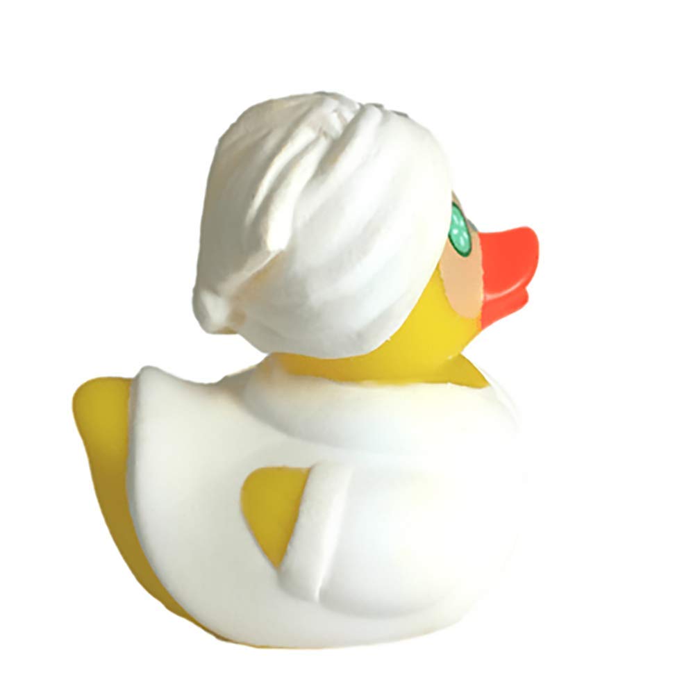 3 Facial Rubber Duck [Floats Upright] - Baby Safe Bathtub Bathing Toy