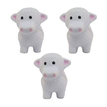 Stress Relief Squeezable Foam Sheep Package Of Three (3)