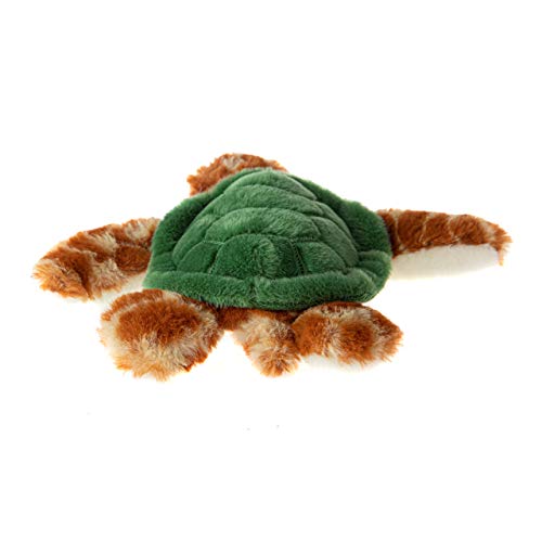 WILD REPUBLIC EcoKins Mini Sea Turtle Plush Toy, 8 inches, Eco-Friendly, Handcrafted from 7 Recycled Bottles, Model 24804