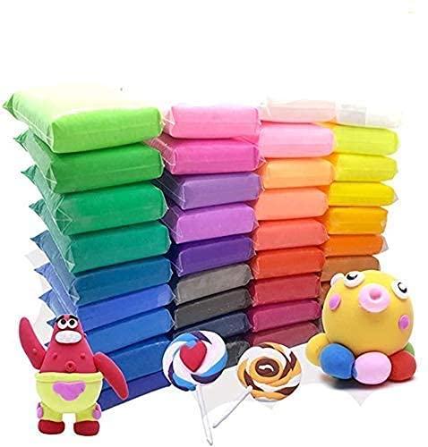 Promote Trader Diy Clay Set For Kids To Play Includes 36 Air Dry Clay Surprise Gift For Girls Boys Indoor Games Gag Toys Slime &