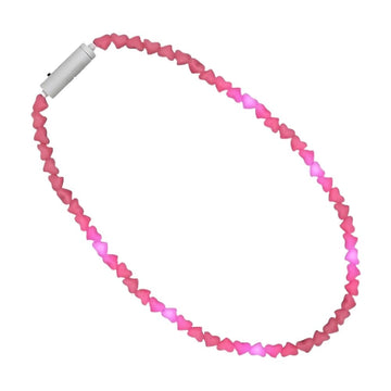 Blinkee Led Pink Hearts Love Bead Necklace