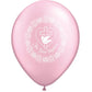 11 Baptism Dove Pink Balloons (10 ct) (10 per package)