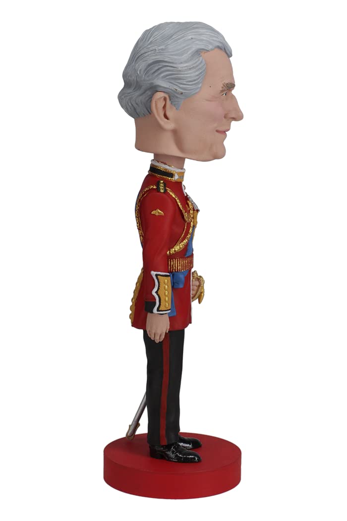 Royal Bobbles Prince Charles III Bobblehead Statue - Limited Edition, Multicolor, Plastic, One Size