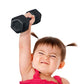 Genuine Fred Buff Baby Dumbbell Rattle Engaging And Sensory Rich Toy, Lightweight And Easy To Hold, Fun Gift For Fitness Enthusiast And New Parents