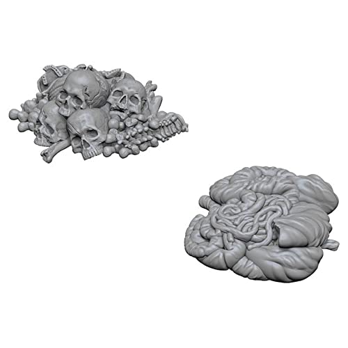 Wizkids Deep Cuts Unpainted Miniatures Terrain: Wave 6: Pile Of Bones & Entrails