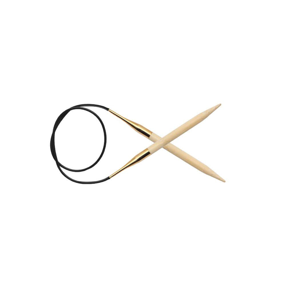 KnitPro Bamboo Circular Knitting Needle 80cm x 8mm Brown K22254