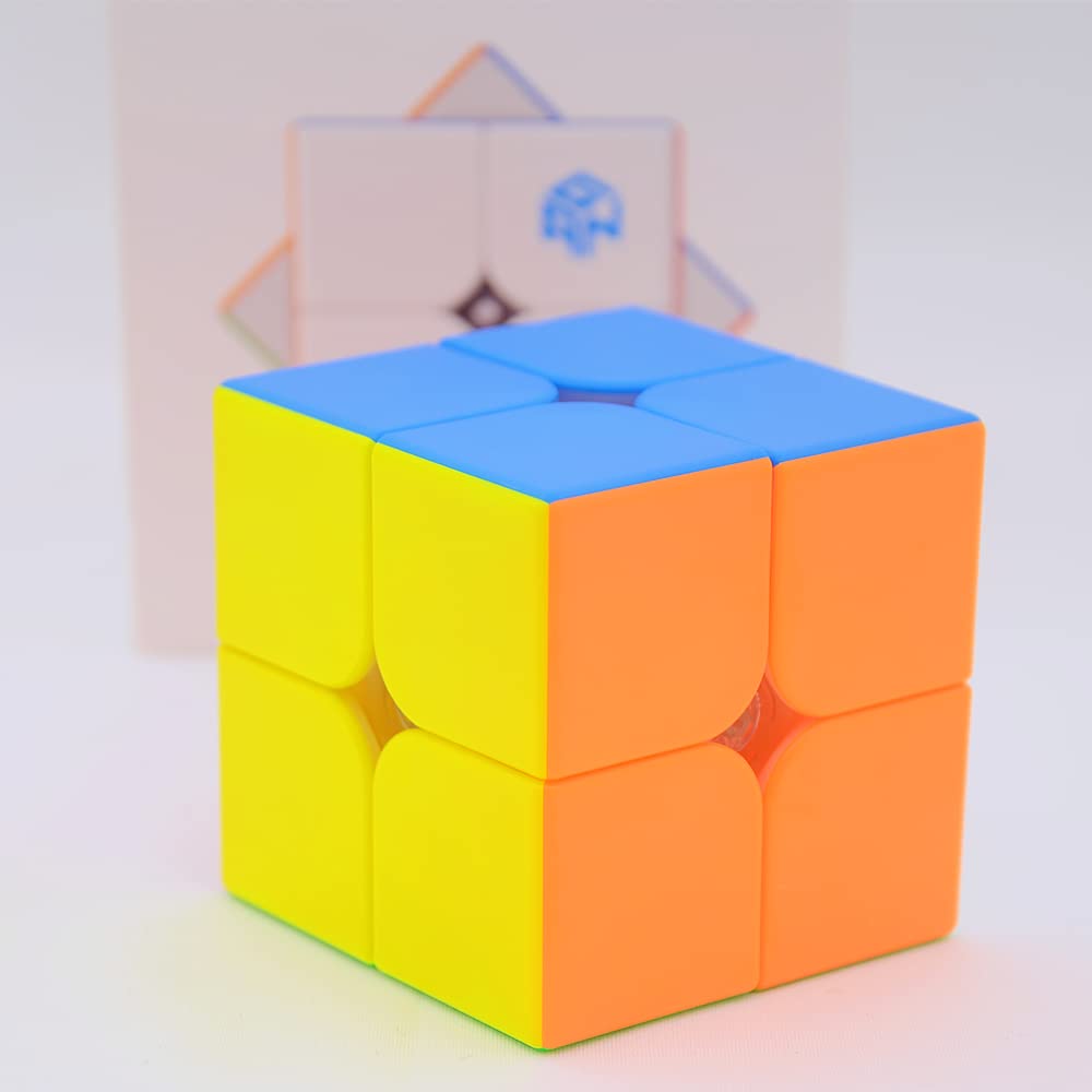 Bukefuno Gan 251 V2 2X2 Cube Gans Mini Speed Stickerless Gan251 V2 51Mm Cube 2X2X2 Beginner Toy Magic Puzzle