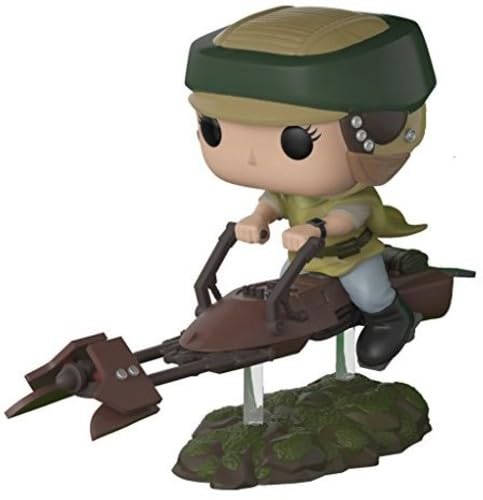 Funko 23253 Pop Deluxe: Leia On Speeder Bike Collectible Vinyl Figure (Styles May Vary)