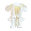 niannyyhouse 20cm Plush Doll Clothes Rabbit Ears Woolen Thread Onesies 8in Doll Accessories (A)