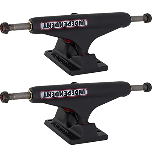 Independent Stage 11139mm Bar Black/White/Red Skateboard Trucks  5.39 Hanger 8.0 Axle (Set of 2)