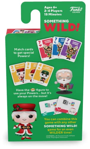 Funko Something Wild! Peppermint Lane with Santa Claus Pop! Card Game for 2-4 Players Ages 6 and Up