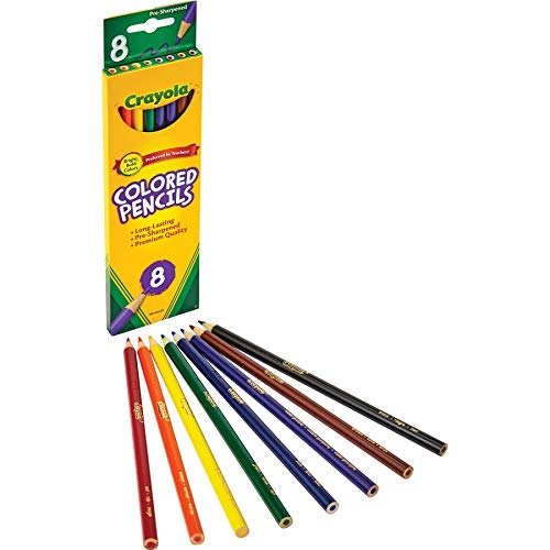 Crayola 8 Nontoxic Colored Pencils 8 pk (Pack of 12)