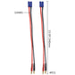 WMYCONGCONG 4 PCS EC5 Male Connector to 4.0mm Banana Male Plug Battery Charge Lead Adapter 12AWG Silicone Wire Cable for RC Heli