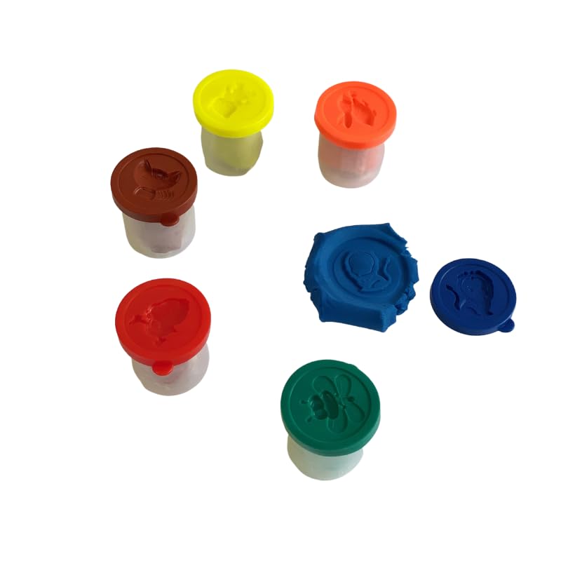 Kizoplay Sensory Play Dough, 6 Jars Of Dough, 50Gms Each, Multicolour, Dough, Toy, Shaping, Sculpting,For 3 Years And Above,12 P