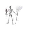 QWZFirst T13 Skeleton Action Figure  Movable Articulated Human Skeleton  5.12-in Action Figure Wearing Multiple Sets of   Can Be Painted  Suitable for Collectors As Desktop Decorations (1pcs)