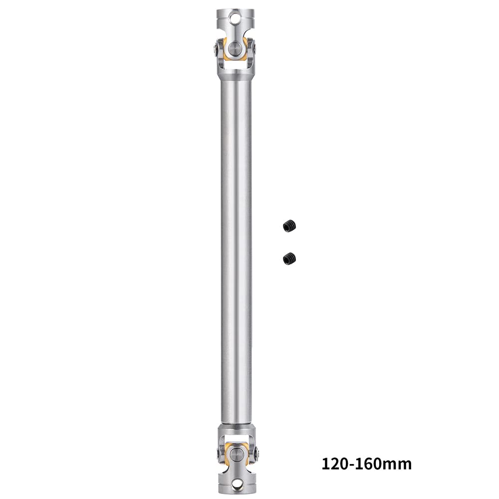 RC-Hub 1Pcs RC Driveshafts Metal Drive Shaft 45-50/47-57/55-67/60-80mm for 1:14 Tamiya Trailer Tractor Truck RC Crawler Car (120