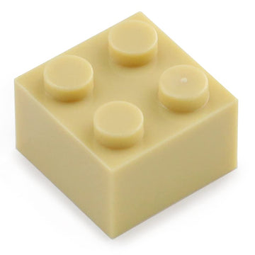 Feleph 2x2 Bricks Tan 400 Pieces Parts Classic Building Creative Play Blocks Set Toy Classic Accessories Creative Play Compatibl