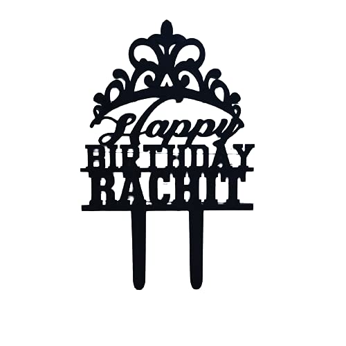 Bright Wood Craft Bright Wood Craft Happy Birthday Cake Topper For Birthday Decoration/Happy Birthday Party Cake Decoration Item