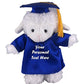 Plushland Plush Stuffed Animal Toys 8 Inches Present Gifts for Graduation Day  Personalized Text  Name or Your School Logo on Gown  Best for Any Grad School Kids (New Graduation Sheep Blue Gown)