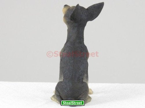 Stealstreet Chihuahua (Black) Dog - Collectible Statue Figurine Figure Sculpture