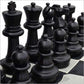 Megachess Giant Oversized Premium Chess Set With 25 Inch Tall King With Quick Fold Nylon Mat