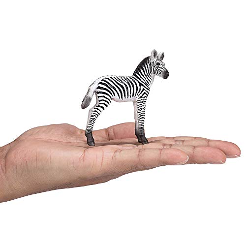 Mojo Zebra Foal Realistic International Wildlife Hand Painted Toy Figurine