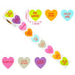 Outus 800 Pieces Valentines Day Heart Shaped Stickers Valentines Roll Sticker Labels for Valentines Day Party Decorations Gifts