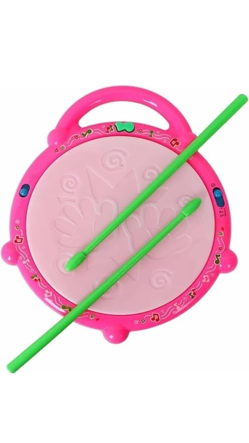 Baroda Toys Nx 3D Flash Drums Toys For Kids With Lights & Musical