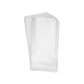 200 Clear Treat Bags 5x11 with Twist Ties 6 Mix Colors - 1.4mils Thickness OPP Plastic Poly Gift Bags (5 x 11)