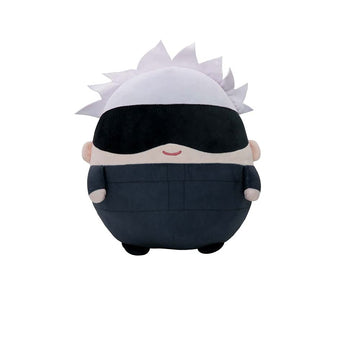 Amnpolen Anime Plush Doll Figures Gojo Satoru/Yuji Itadori Plushie Stuffed Toys Keychain Cosplay Props Gift For Fans (Gojo Sator