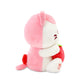 Anirollz Stuffed Animal Plush Toy – 6' Small Sitting Plush Doll Soft, Squishy, Warm, Cute, Comfort, Safe Birthday Kitty Cat Character With Strawberry Kittiroll