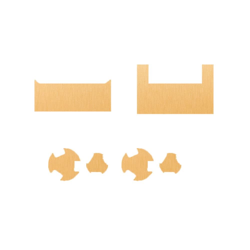 Ipg For Cozmo Robot Face Screen Guard Decoration Kit Include Wheels&Body Set 7 Units Decals+2 Units Screen Protector (This Is Not A Robot) (Brushed Gold)