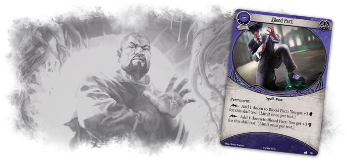Fantasy Flight Games Arkham Horror The Card Game Blood On The Altar Mythos Pack - Unearth The Secrets Of Dunwich! Cooperative Li