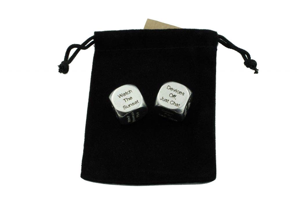 13 Year Anniversary Metal Date Night Dice - Create a Unique 13th Anniversary Date Night