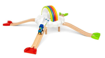 Brio My First Railway Light Up Rainbow Set - Interactive Learning Toy | Fsc-Certified Materials | Child-Friendly Design | Safety Tested | Age-Appropriate Play