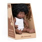 Miniland Doll 15'' African With Down Syndrome Girl (Box) - Made In Spain, Anatomically Correct, Quality, Inclusion