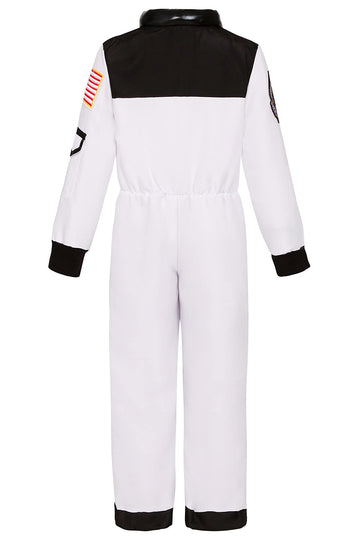 Cuteshower Kids Astronaut Nasa Costume For Boys Girls Space Jumpsuit Halloween (Orange, 5-7 Years)
