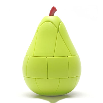 Yealvin 3D Fruit Cube 3  3 Magic Speed Cube Children's Educational Toys Puzzle Cube Brain Teaser (Pear)