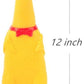 Poplay Rubber Chicken/Squeeze Chicken, Prank Novelty Toy Keep Your Chicken Quiet Family Games